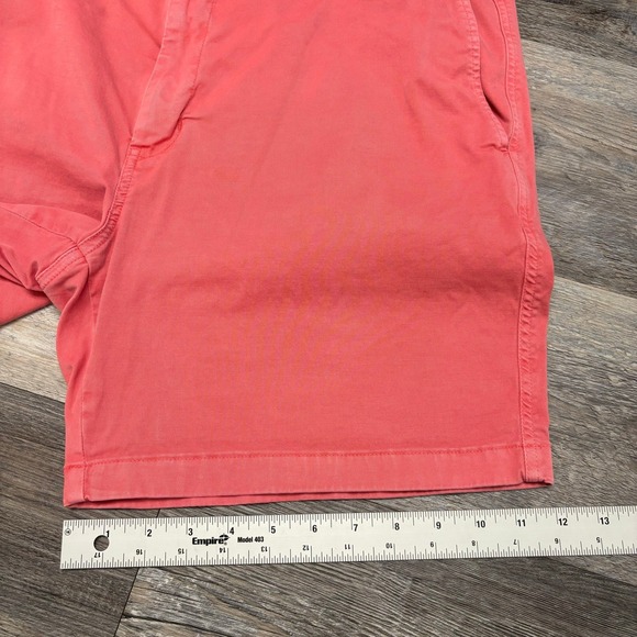 Vineyard Vines Pink Mens 38 6.5" Island‎ Shorts Chino Summer Cotton Flat Front - Picture 9 of 9